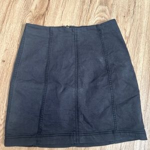 Free people black pencil skirt